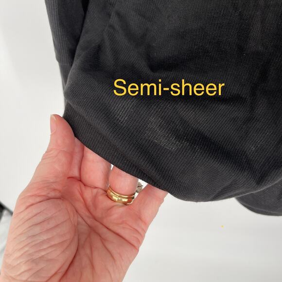 Roma Confidential Women's NEW Bodysuit w/ Snap Closure *FLAW* Size 3XL/4XL Black - Picture 4 of 9